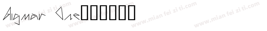Aigmar One字体转换